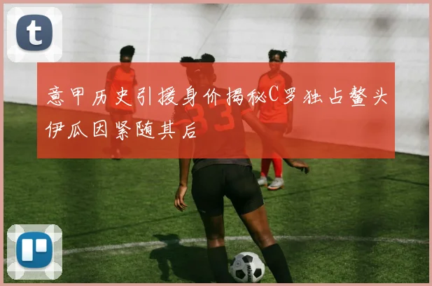 意甲历史引援身价揭秘C罗独占鳌头伊瓜因紧随其后